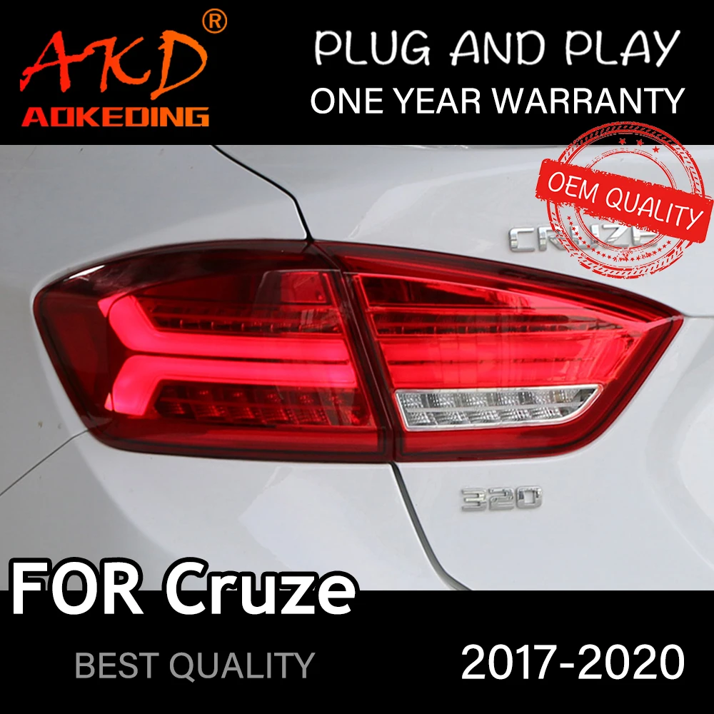

Задние фары для Cruze 2016-2020 автомобитовары задние фары светодиодсветильник фары s автомобильные аксессуары Cruze задние фары светильник s