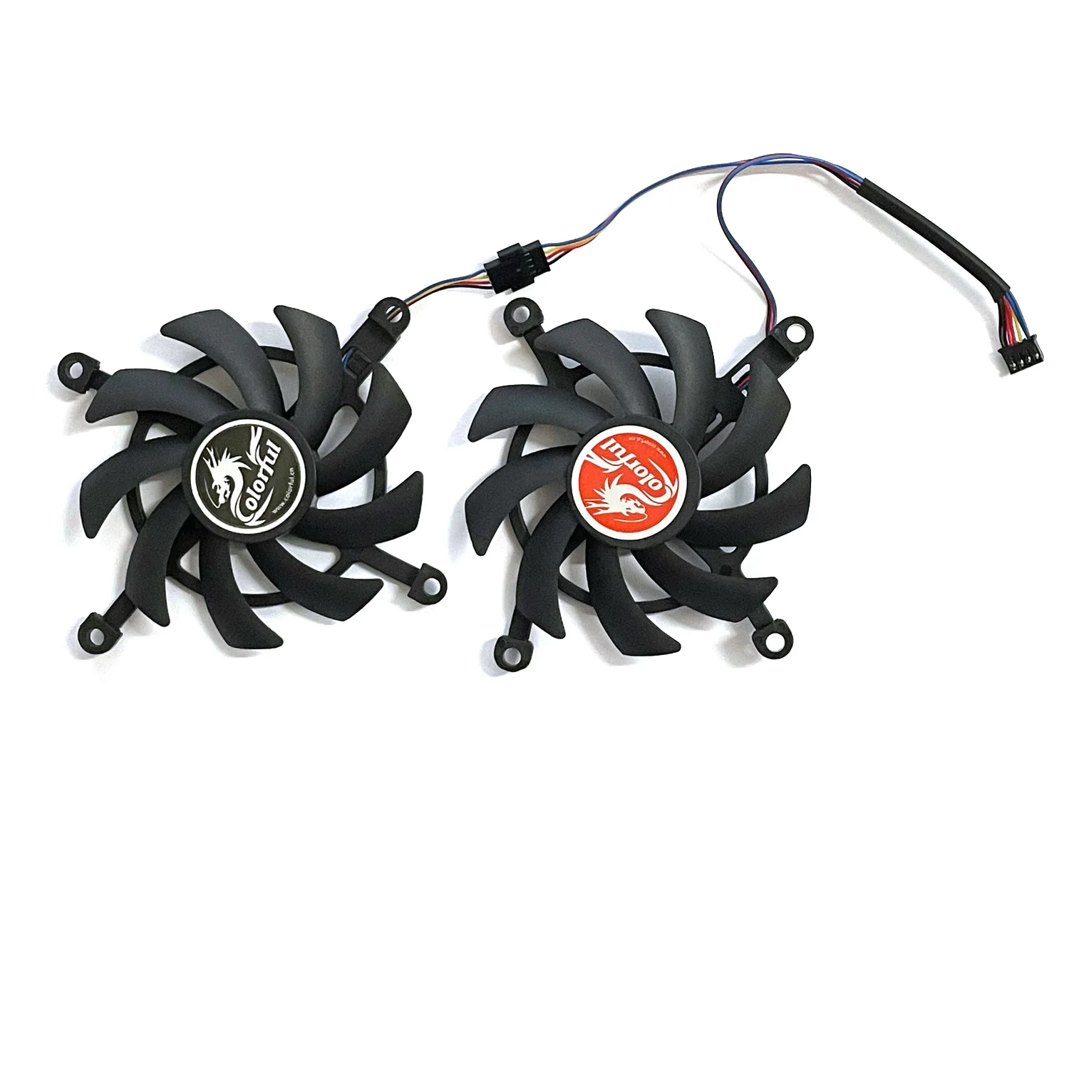 Rtx 2060 2060super Gpu Cooler para Colorido Geforce Gtx 1660ti 1650 1660 Super Gráficos Ventilador de Refrigeração Peças 4pin - Imagem 4