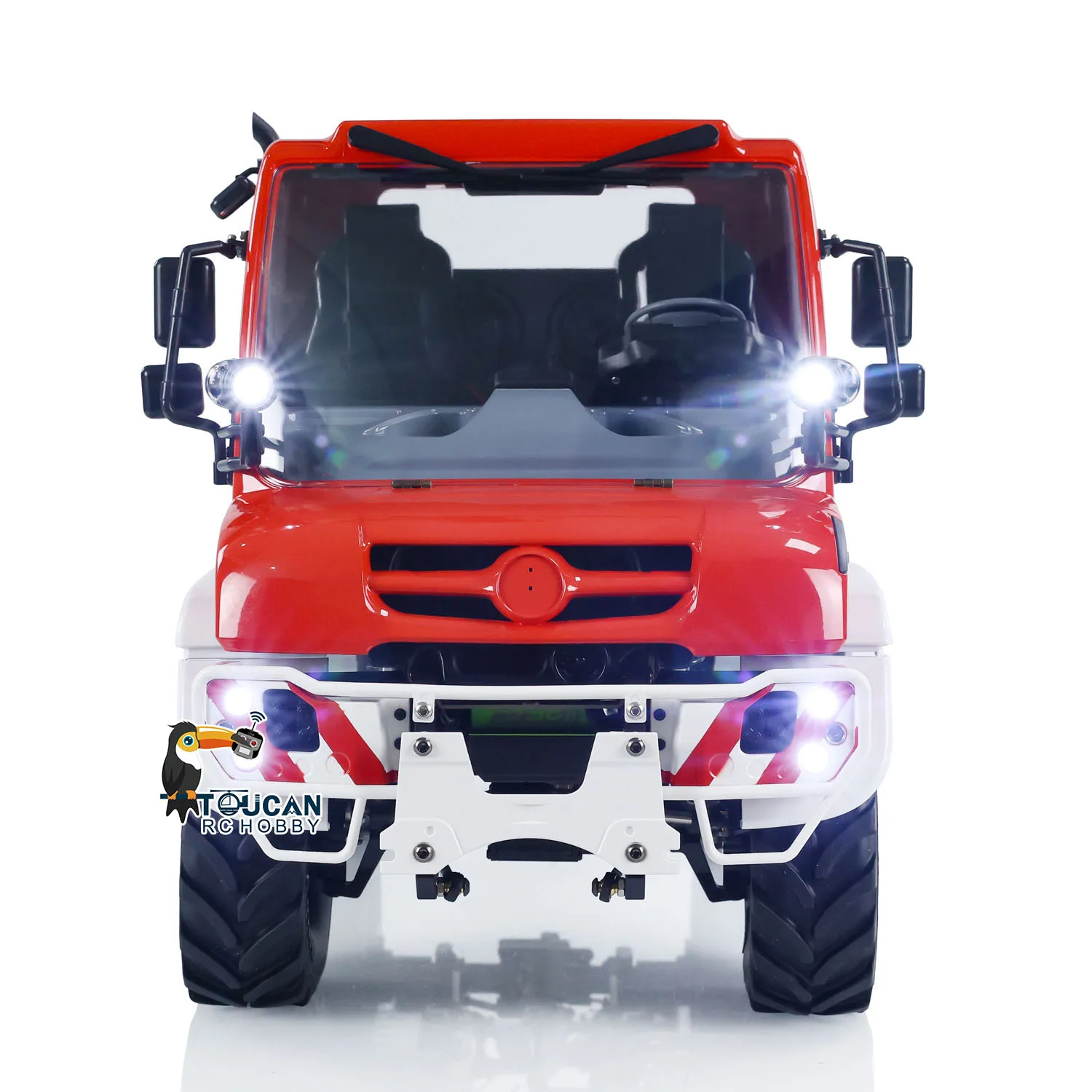 In Stock 1/10 Metal U423 4x4 RC Off-road Vehicle Bucket Radio Rock Crawler Car Light Sound 2 Speed Transmission Finished Model 4