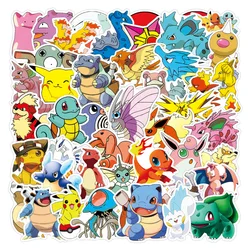 10/30/50Pcs Anime Dessin Animé Pokemon Pikachu Mewtwo Mignon Autocollants Graffiti Enfants Jouet Planche À Roulettes Téléphone Ordinateur Portable Bagages Autocollants 