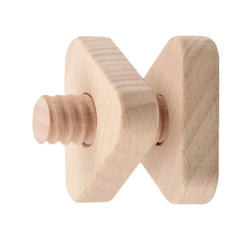 나무 기하학적 모양 조립 교육용 매칭 설치 게임 어린이를 위한 조기 학습 용품..