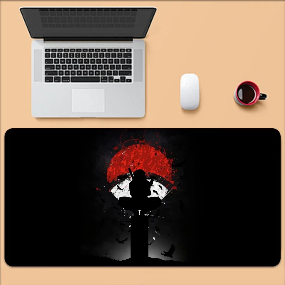 N-NARUTO 애니메이션 아카츠키 빌리빌리 마우스 패드, 대형 게임 컴퓨터 게이머 PC 키보드 마우스 매트-Freehip.co.kr