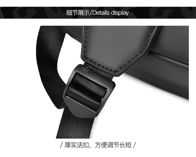 Lässiger Herren-Rucksack, stilvoller Umhängetasche, Laptop-Rucksack, robuster Rucksack für den täglichen Gebrauch, Arbeit, Reisen – Detail 24