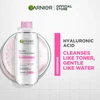 GARNIER Makeup Remover Liquid 400ml Face Eye Lip 3-in-1 Makeup Removal Gentle Refresh Deep Cleansing Smoothing Makeup Cosmetics 2