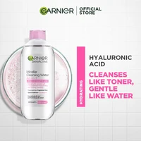 GARNIER Makeup Remover Liquid 400ml Face Eye Lip 3-in-1 Makeup Removal Gentle Refresh Deep Cleansing Smoothing Makeup Cosmetics 2