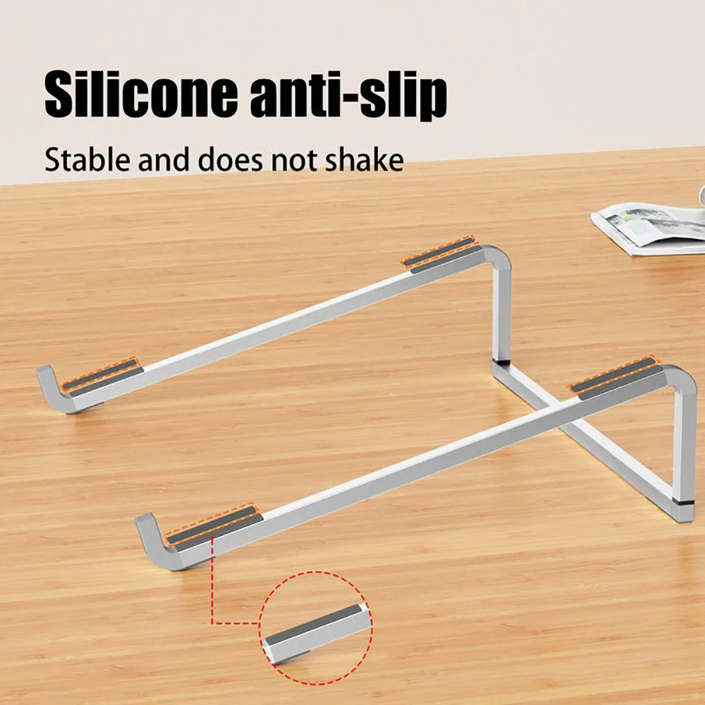 Macbook용 노트북 스탠드 접이식 조절식 알루미늄 컴퓨터 PC 태블릿 스탠드 노트북 테이블 노트북 홀더 열 방출