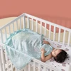 Elinfant Popular Digital Print Bamboo Cotton Muslin Swaddle Blankets High Quality 120*110cm Newborn Baby Bath Towel Wrap 2
