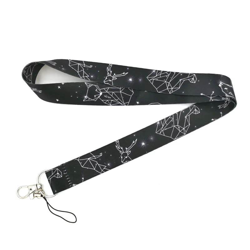 السماء المرصعة بالنجوم الحيوانات كوكبة بطاقة الائت...