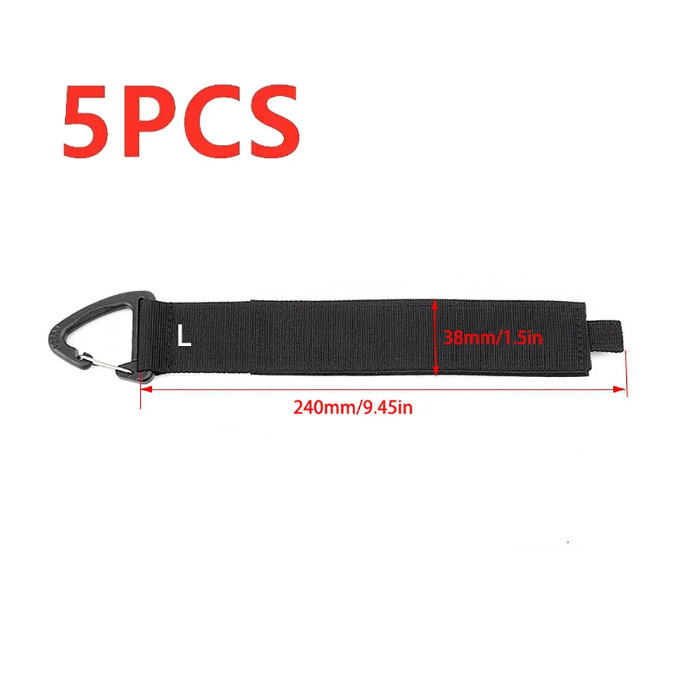 Nylon Heavy-Duty Cord Organizer Straps with Triangle Buckle - Cable and Hose Management Solution
