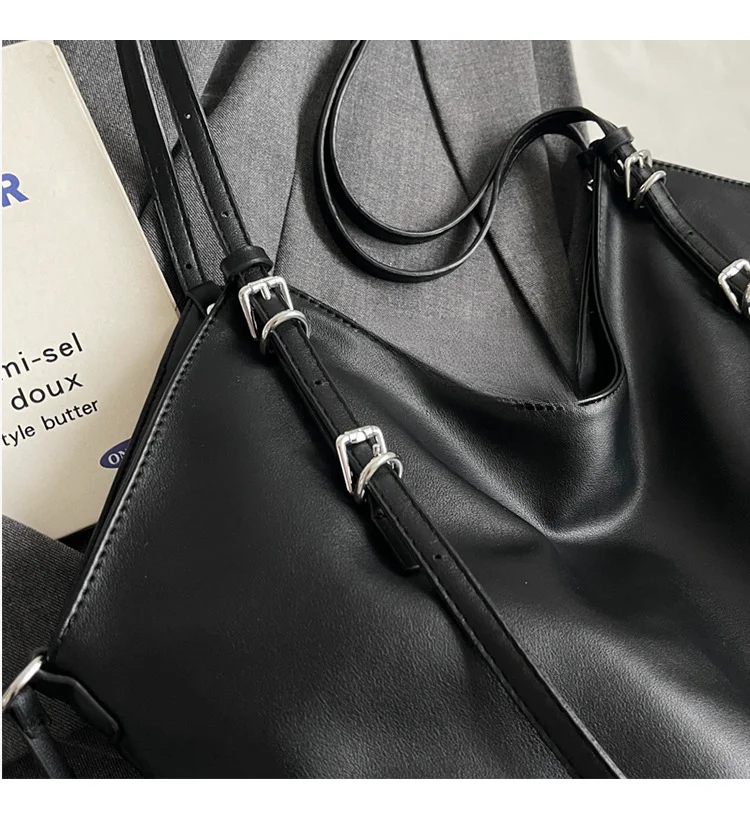 Women's 2024 new trendy commuting tote large capacity crossbody bag, high-end and stylish shoulder bag_voghion.com