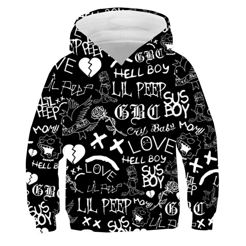 

Толстовка Lil Peep с 3D принтом для мужчин и женщин, Повседневная модная рубашка с капюшоном, мужские пуловеры с длинным рукавом, свитшоты оверсайз, одежда унисекс