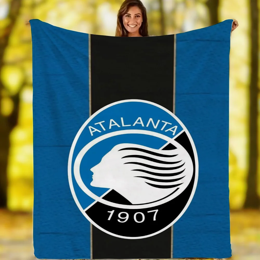 Cute Throw Blanket Fluffy Atalanta Football Club Logo Home Interior Luxury Blankets & Throw Blanket for Sofa Blankets & Throws 3
