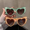 Trendy Cosplay Party Glasses Eyewear Heart-Shaped Sunglasses UV400 Protection Heart Sunglasses for Women Clout Goggle 4
