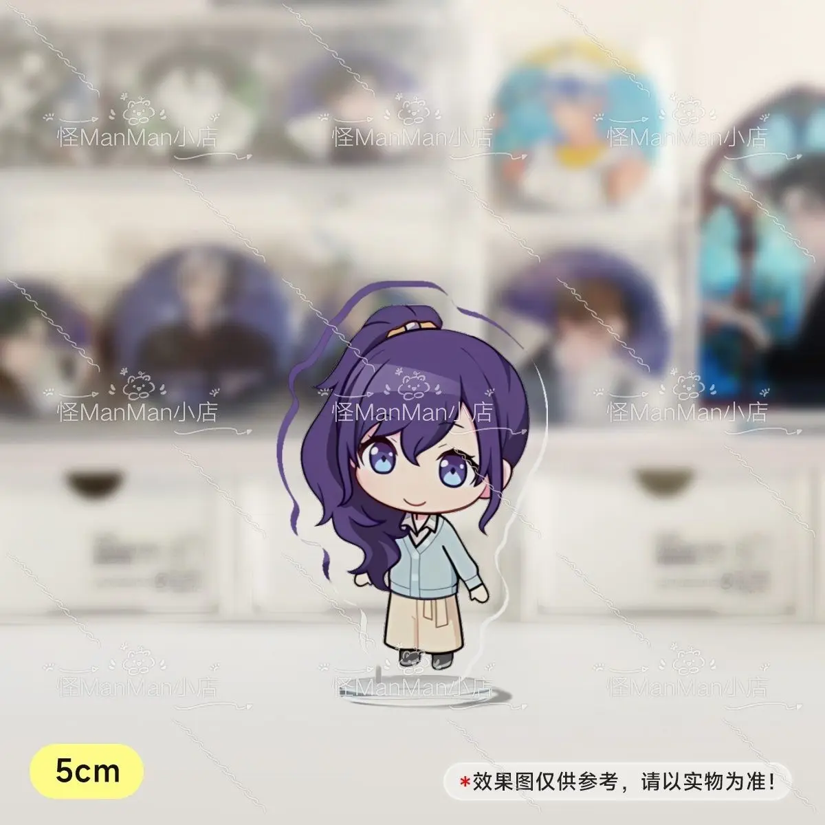 Colorful Stage Desk Decor: Kamishiro Rui & Tenma Tsukasa Acrylic Ornaments