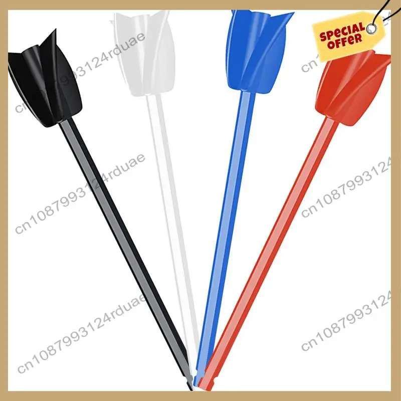 A75T 4Pcs 에폭시 혼합 스틱 페인트 교반 막대 퍼티 시멘트 페인트 믹서 부착물 (오일 페인트 용 드릴 척 포함)
