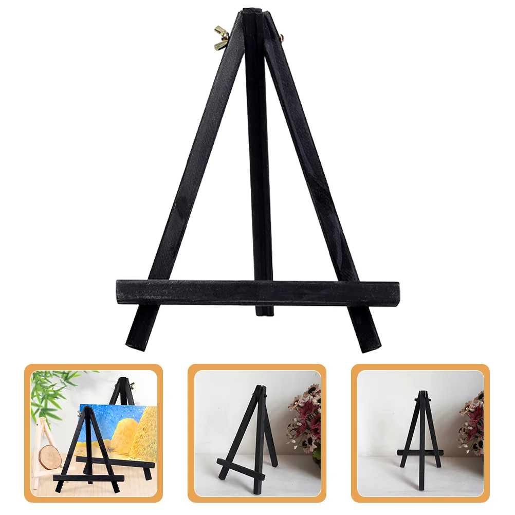 

Mini Easel Mobile Phone Holder Painting Accessory Wood Drawing Easels Small Wooden Canvas Stand Kids Tabletop