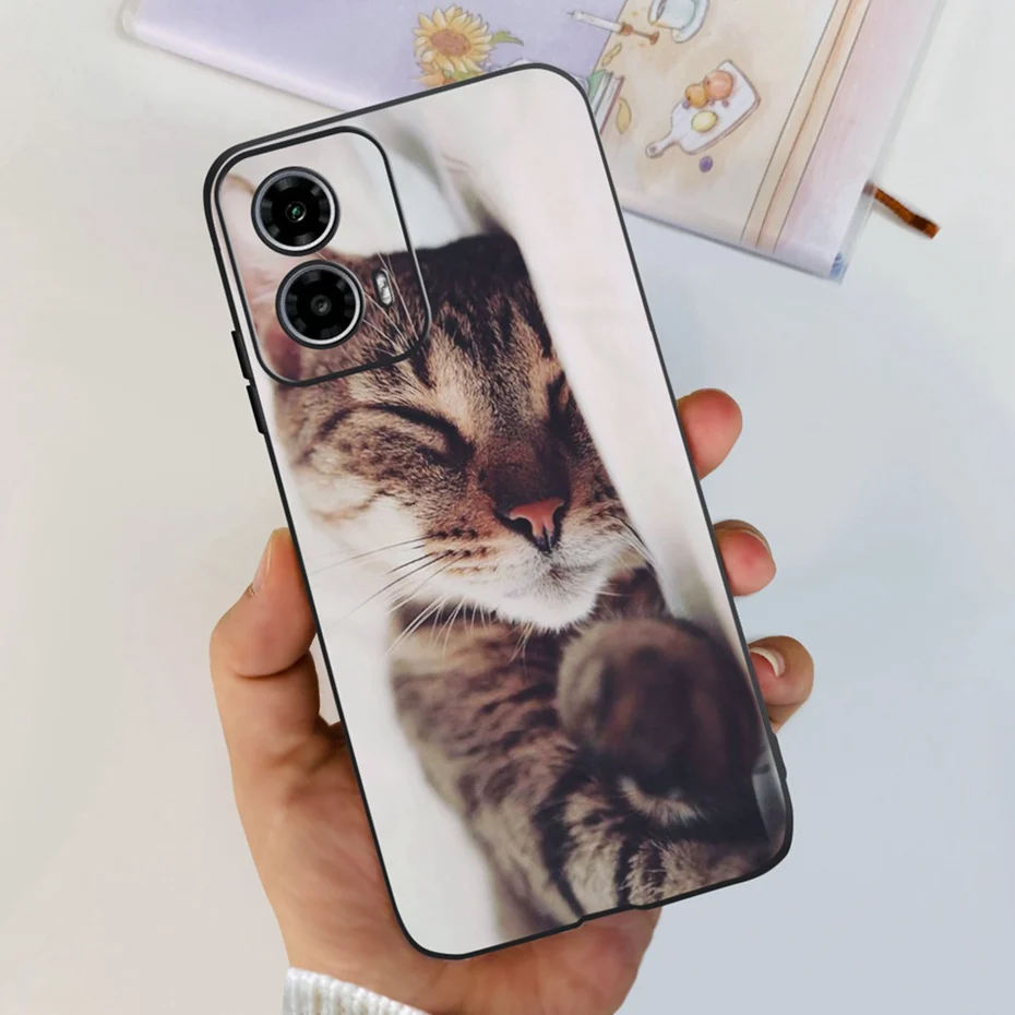 Cute Love Pattern Soft Silicone Phone Case - Stylish & Durable Back Cover
