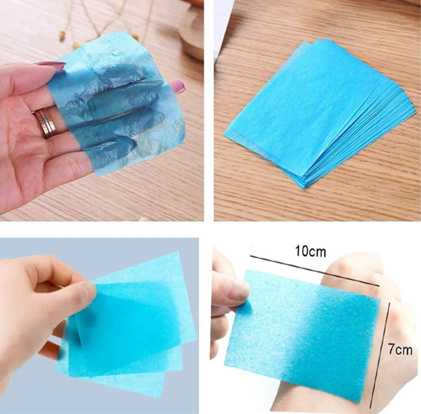 Face Oil Blotting Papers Makeup Matting Face Oil Blotting Sheets Control Oil-absorbing Facial Towel Tool 50/100 Pcs
