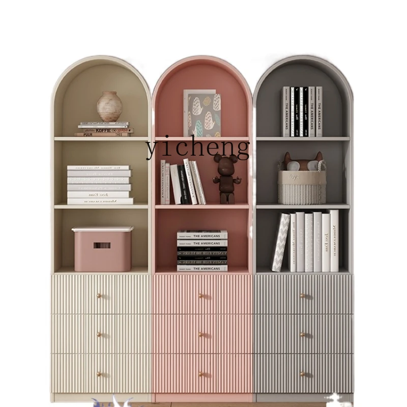 

ZC Children's Bookcase Floor Bookshelf Multi-Functional Storage Cabinet Modern Minimalist Toy Storage Cabinet