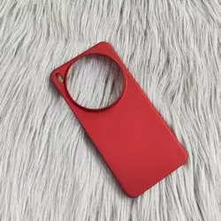 Vivo X300 Ultra Slim Shockproof Matte Phone Case - Hard PC Solid Color Back Cover for Vivo X300 Ultra (Red)