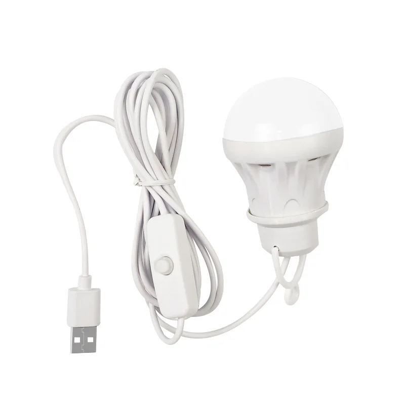 ZK40 USB LED Bulb Portable LED Lamp 5W 7W Outdoor Camping Light Indoor Reading Light Bulb Energy Saving Emergency Lamp led light night light