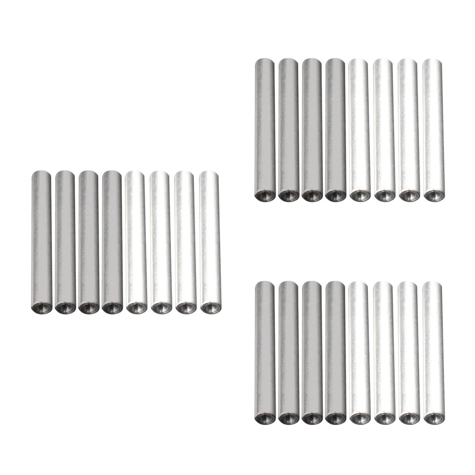 24 pcs Iron and Aluminum Rods Replacement Precision Water Quality Electrolyzer for Electromagnetic Experiments and Water