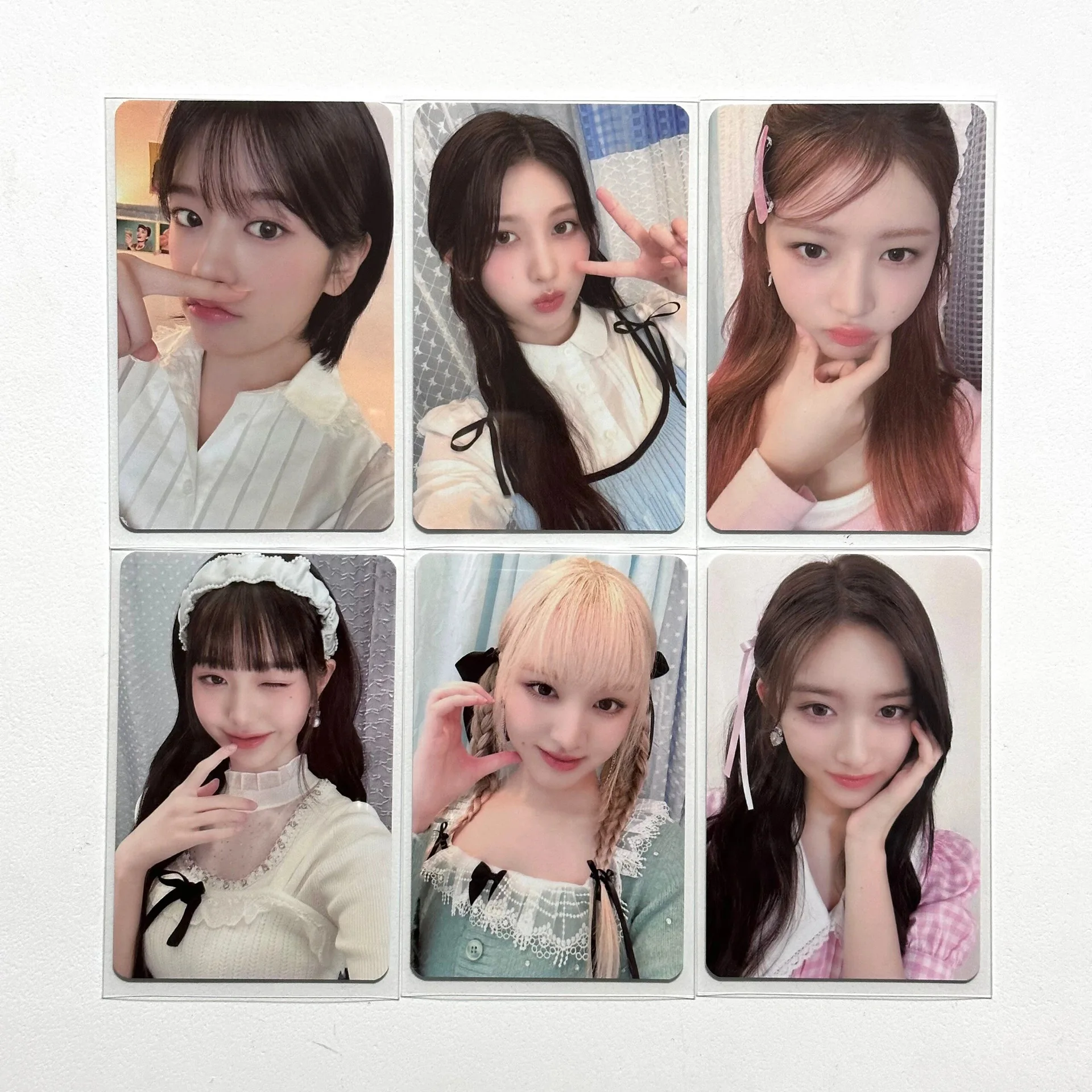 

Kpop IVE Photocards 6pcs/Set WonYoung Liz 2024 Season's Greetings Coated LOMO Cards Leeseo Gaeul Double Sides Printing Postcards