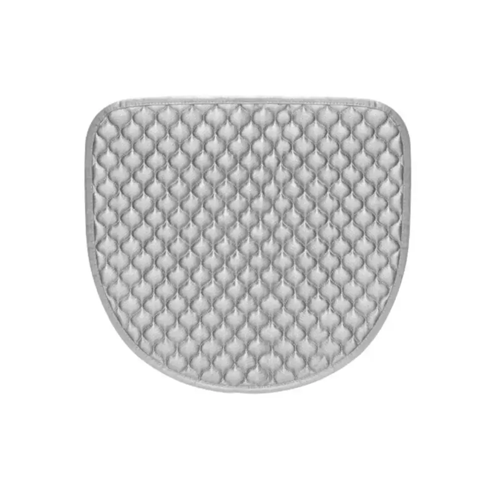 44x41cm Curved Dining Chair Cushion Non-Slip Soft Semi-circular Chair Pad Anti-dirty Removable Winter Student Cushion