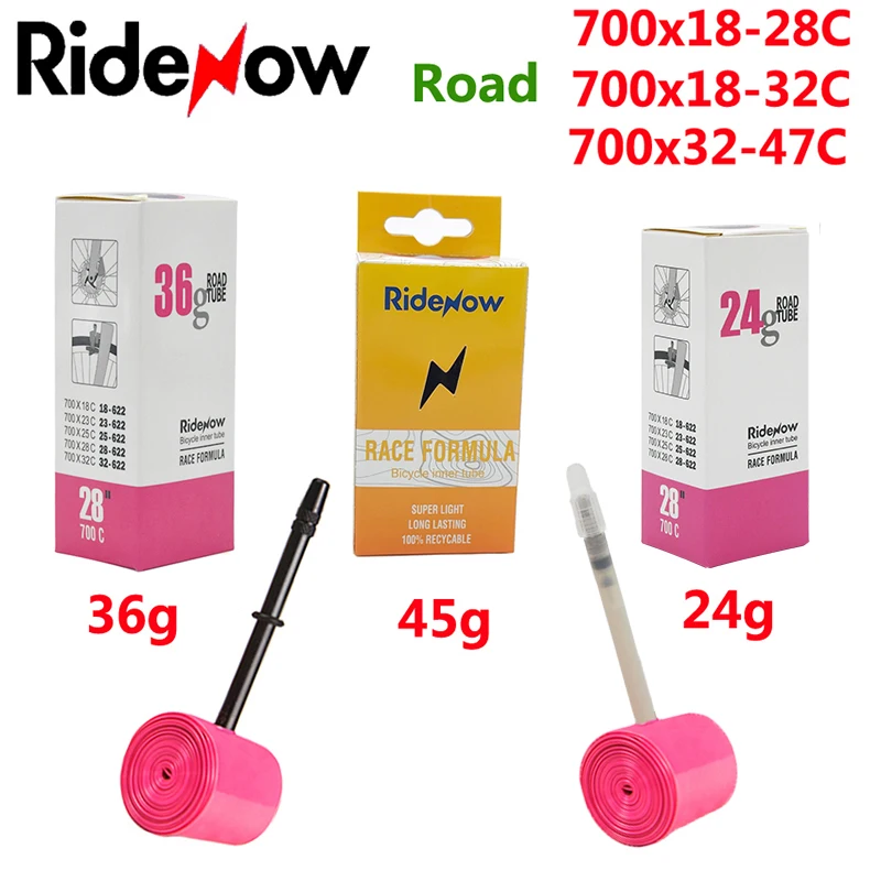 thumbnail image 2 of ROCKBROS Bike Inner Tube 700x18/28C Ultralight 24g TPU Road Bicycle 2 of 13