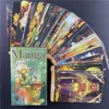 Traditional Manga Tarot Cards English Oracle Cards Women Girls Tarot Deck Board Game 4