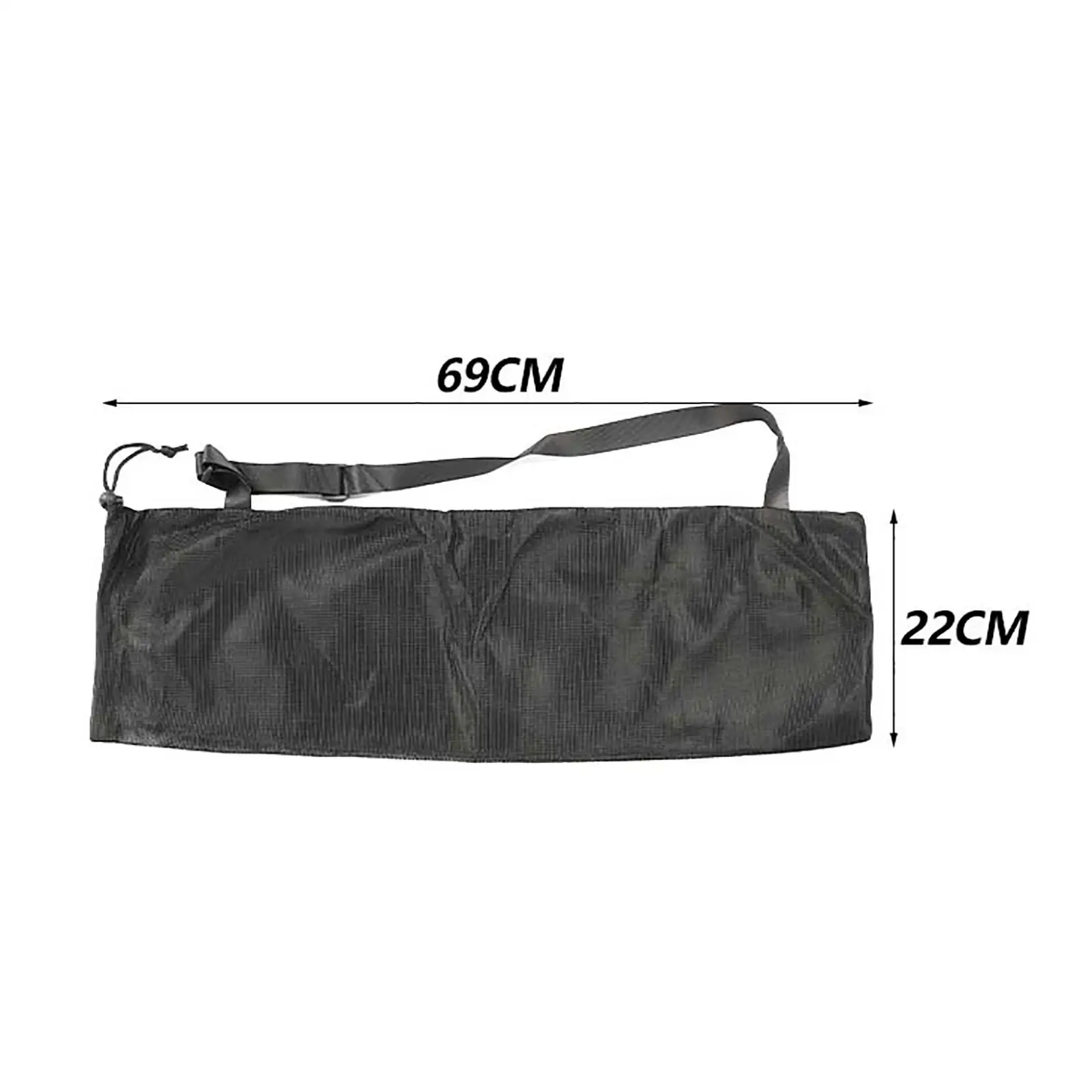 Portable Drawstring Mesh Kayak Paddle Bag Split Shaft Paddles Cover Case