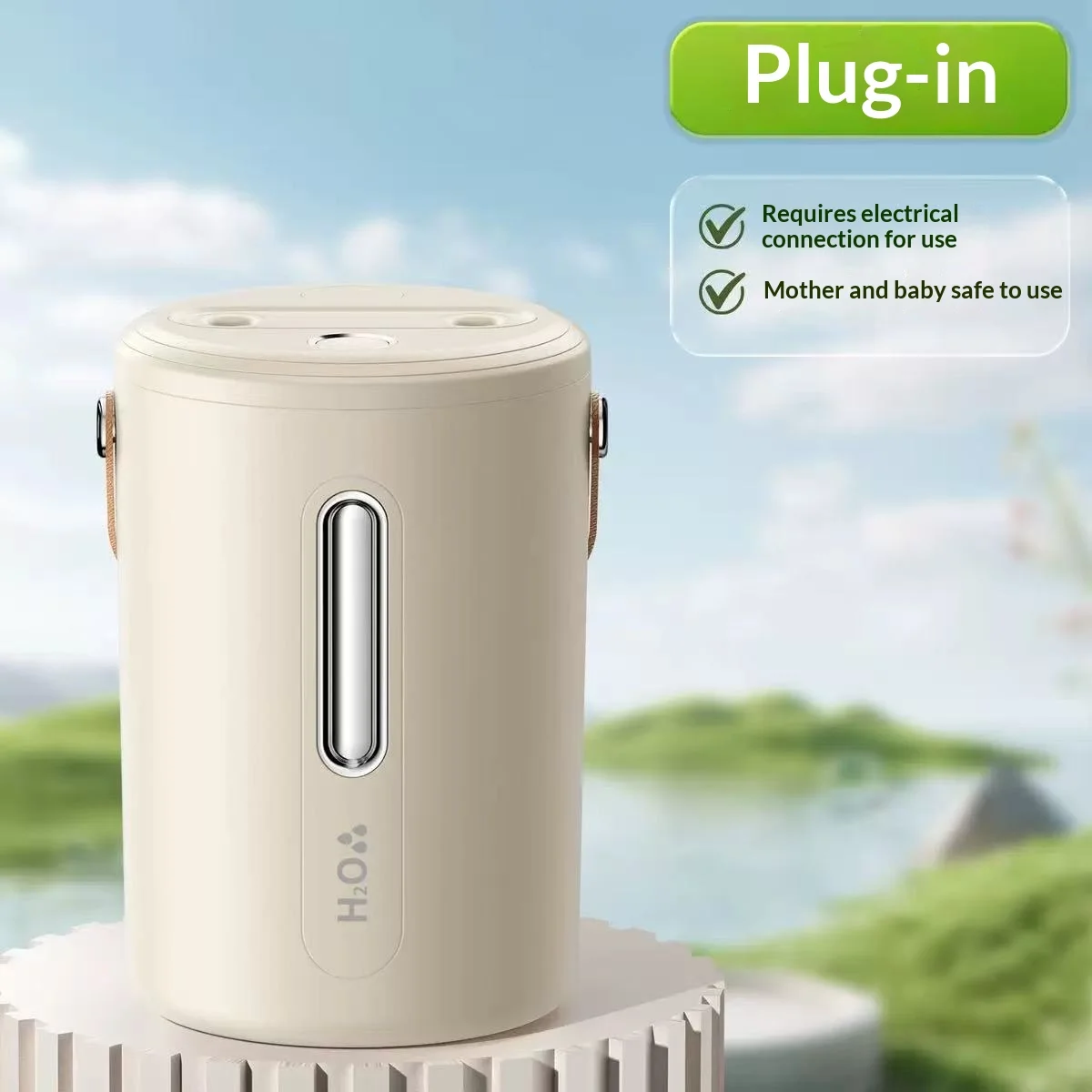 New Adjustable Mist Humidifier - USB-Powered, Large Spray for Home Use Compact & Portable Hydrating Humidifier for Indoor Spaces