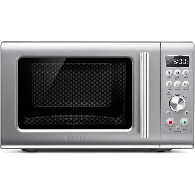 

Silver Breville Compact Wave Soft Close Microwave BMO650SIL, Safety Lock