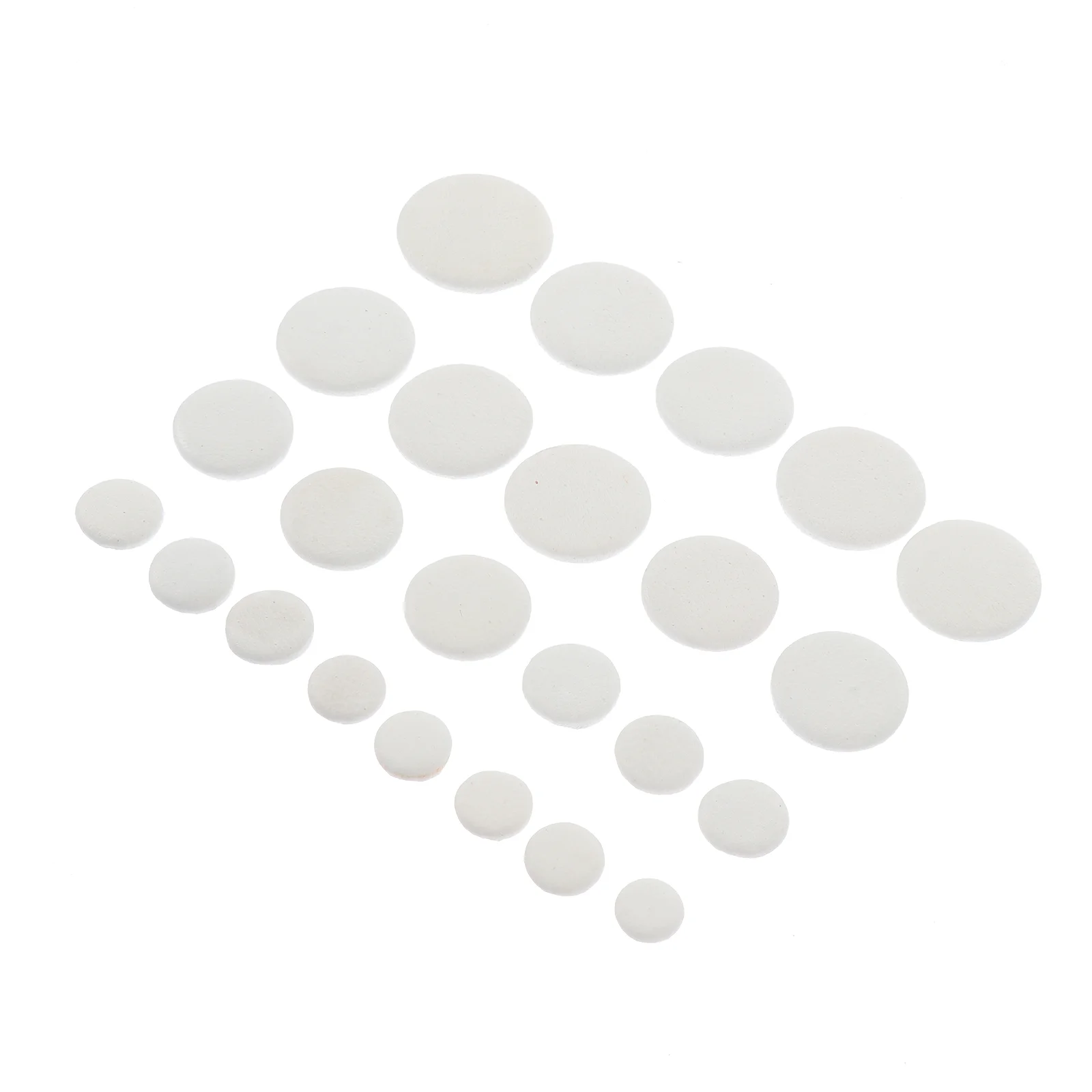 24Pcs Bassoon Sound Hole Pads Bassoon Key Pads Bassoon Supplies (White