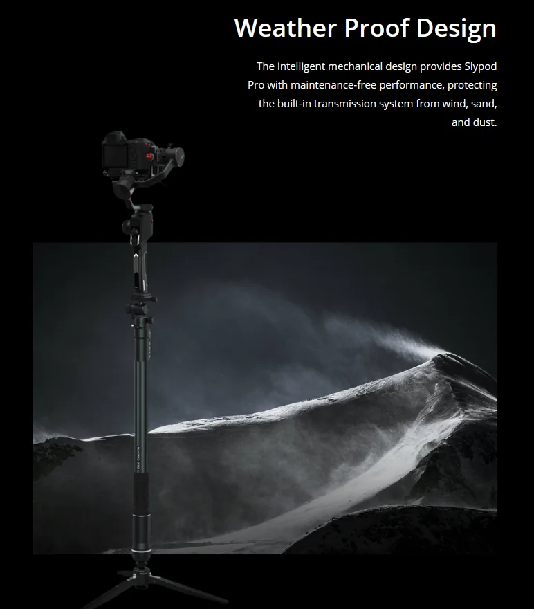Slypod Pro 3-in-1 Electric Motorized Slider Monopod optional carbon Fiber Extens