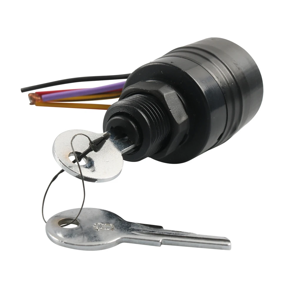 

For Mercury Push to Choke Ignition Switch With Key OEM 87-88107A5 Potted Wires