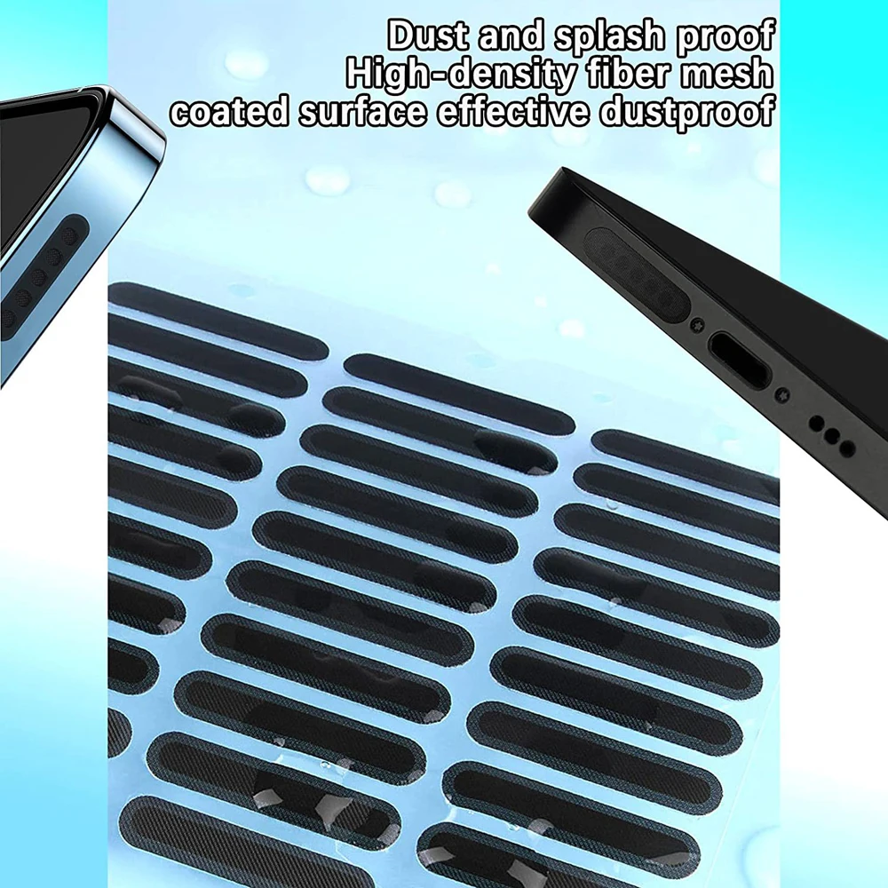 1-50pc niversal Mobile Phone Speaker Dust Mesh Sticker Type C Dust Plug for Samsung Xiaomi Redmi Huawei Net Speaker Cleaning Kit — view 6