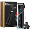 Groin & Body Hair Trimmer – Dual-Head Safe Trimmer & Foil Blades, Waterproof Wet/Dry Groomer USB-C Rechargeable with Travel Lock 1
