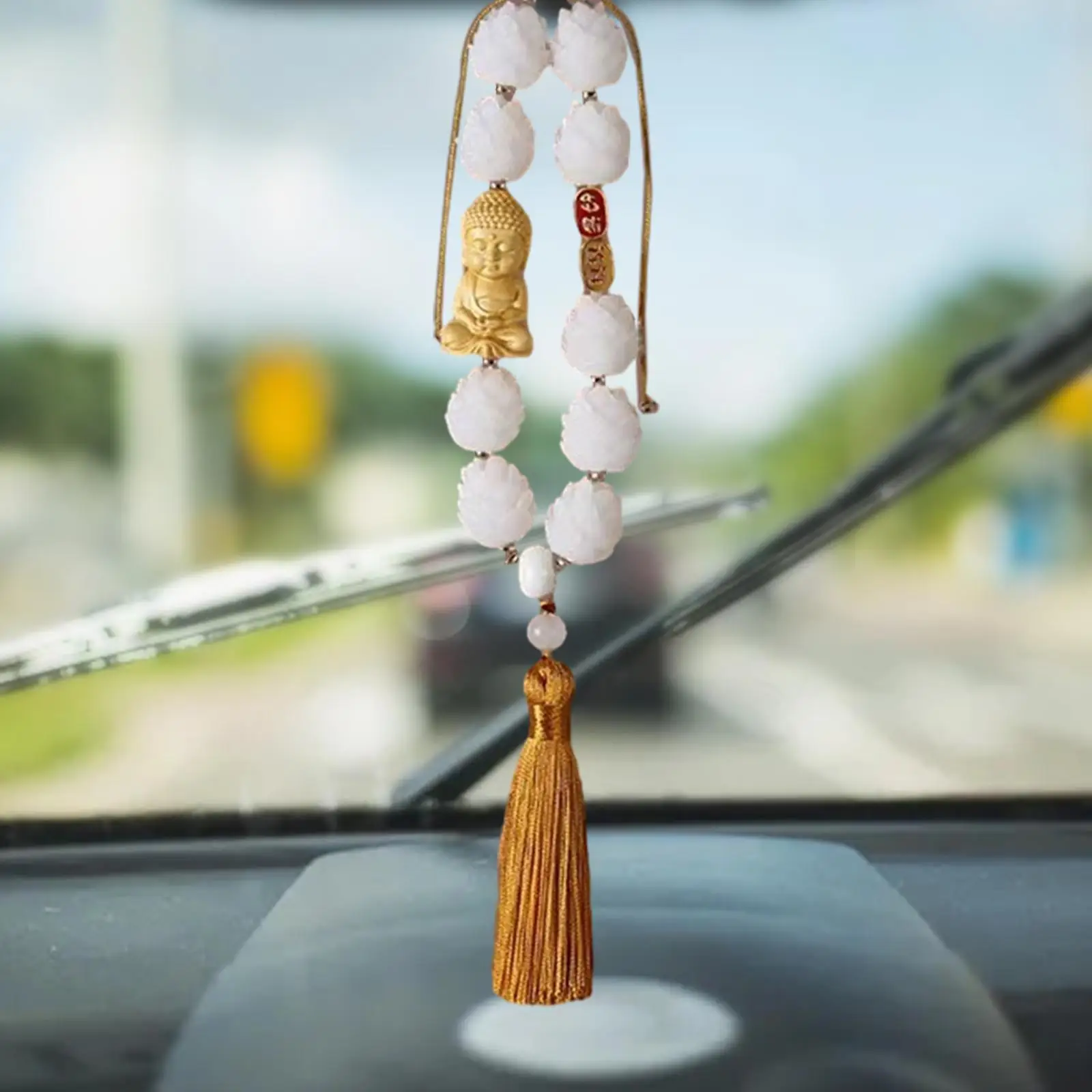 Bodhi Lotus Car Pendant Car Interior Hanging Pendant for Office Party