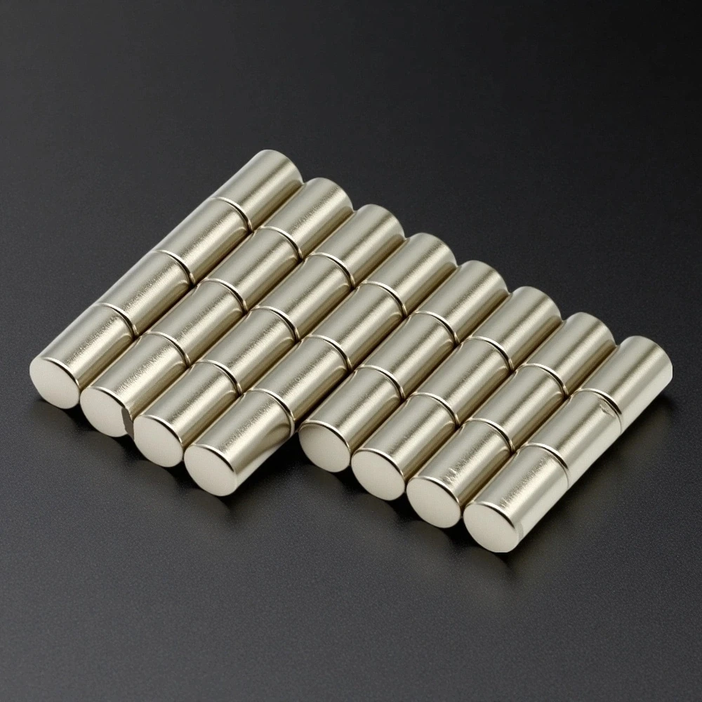 5x8mm Superstarker Magnet N35 Runder Magnetischer NdFeB Neodym-Magnet Leistungsstarke Scheibenmagnete Kühlschrankmagnete ﻿ – Detail 2