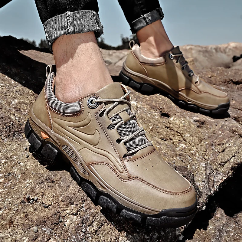 Freizeitschuhe für Herren, Herren-Turnschuhe, Laufschuhe, Wanderschuhe, leicht, Sport, Outdoor, Slip, bequem
_voghion.com