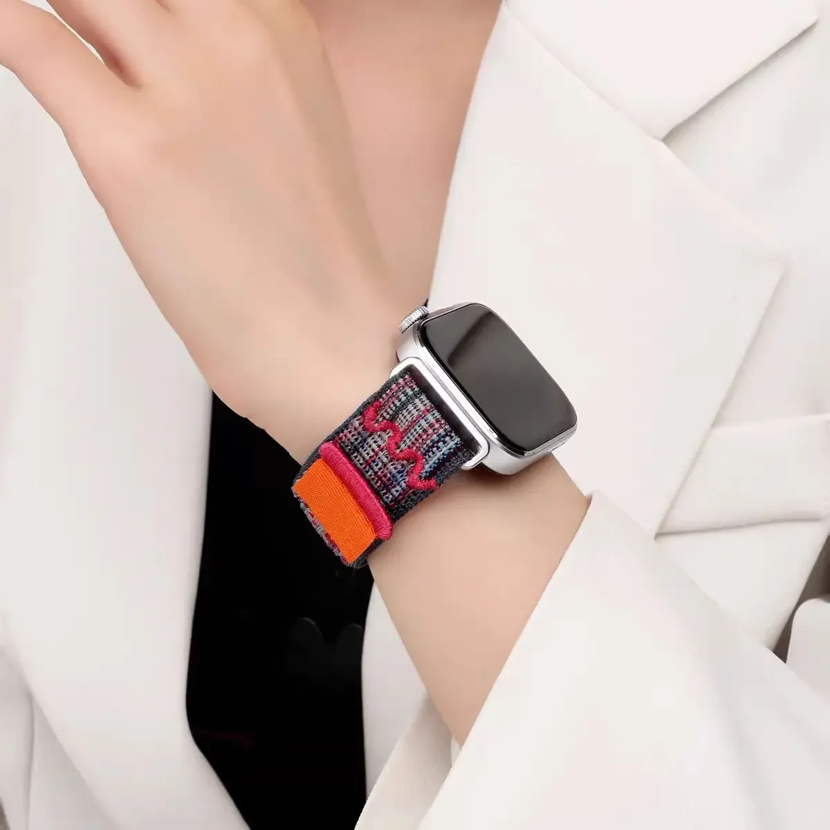 Nylon Woven Sports Smartwatch Wristband Bracelet