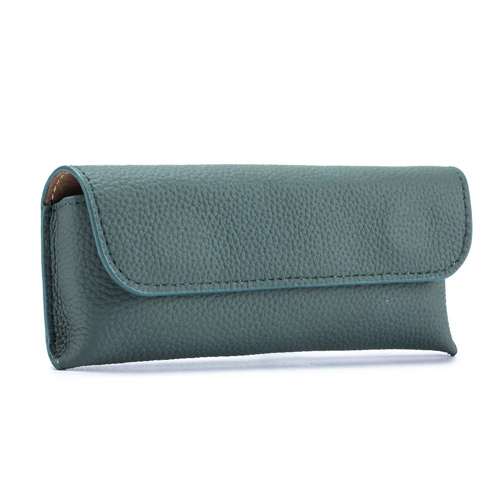 Premium Genuine Leather Eyewear Storage Pouch & Protector