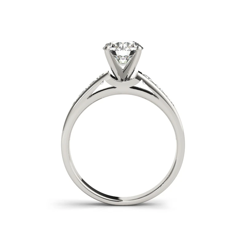 Classic Ring Sets For Women 1 Carat D Color Moissanite Diamond Jewelry 925 Silver Engagement Rings