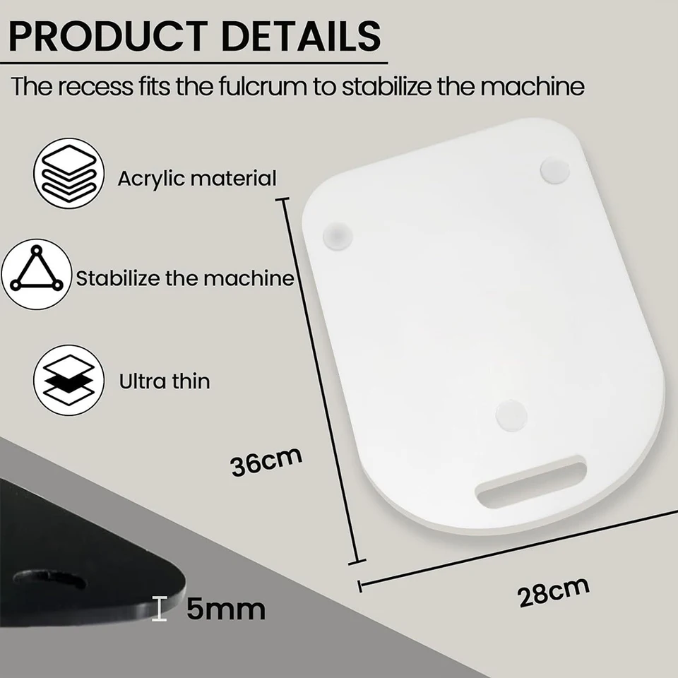 Glijplank Voor Thermomix Tm6 Tm5, Schuifplank Voor Thermomix In Acryl Stabiel En Gemakkelijk Te Verplaatsen Accessoire Voor Thermomix Hout