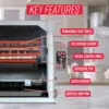 Showtime Rotisserie, Platinum Edition, Cooks Food Perfectly Every Time, 3 Cooking Modes: Roast, Sear, and No Heat Rotation, Stai 4