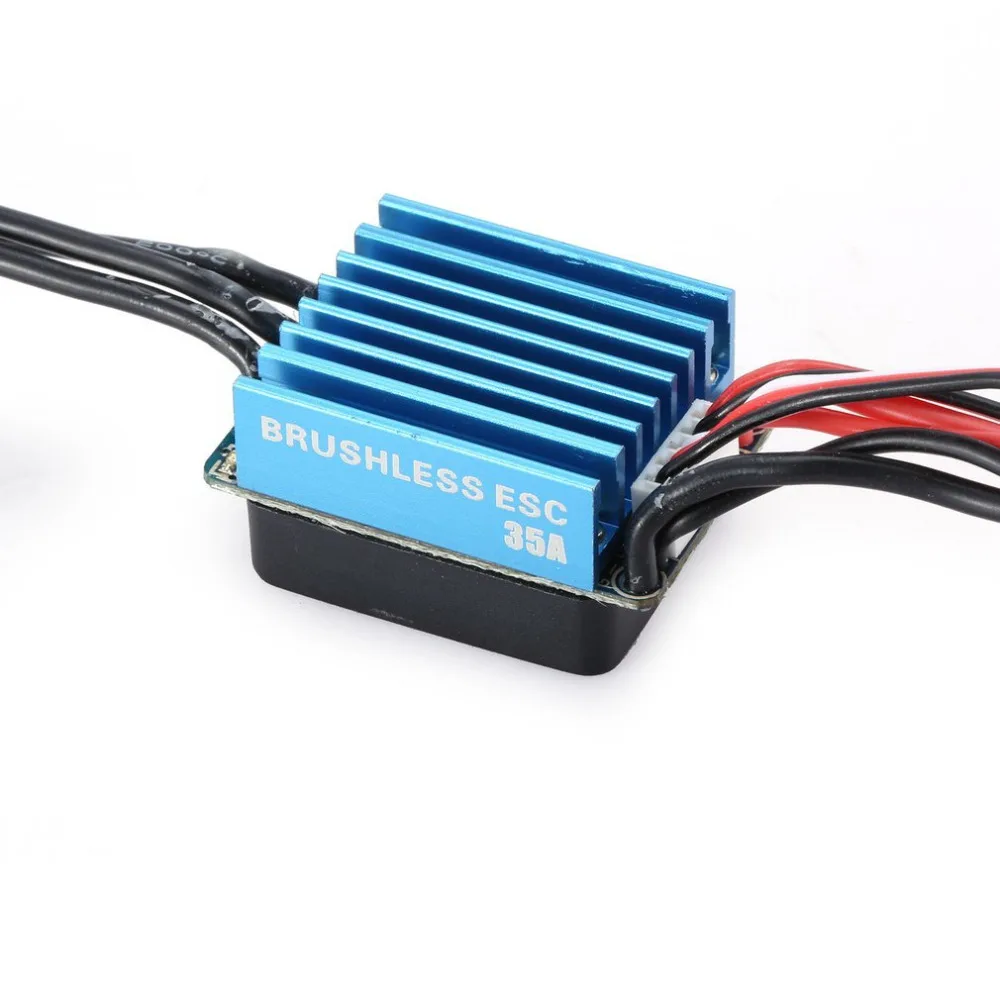 RC 2440 4000KV/4600KV/6800KV Sensorless Brushless Motor With 35A Brushless ESC for 1/14 1/16 RC Car,brushless motor