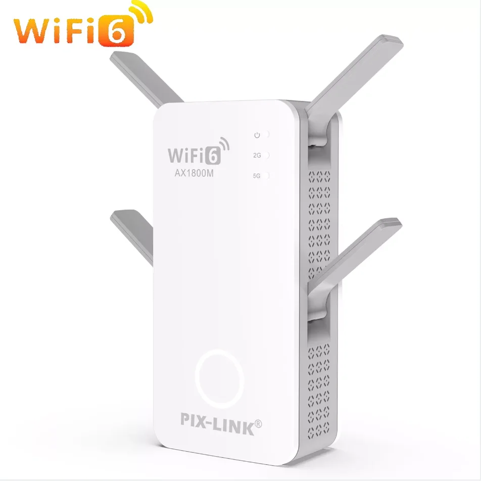 

1800M Gigabit WiFi 6 Router Long Range Wifi Repeater Extender 802.11ac Wireless Wi-Fi Booster 2.4G/5Ghz Amplifier Access Point