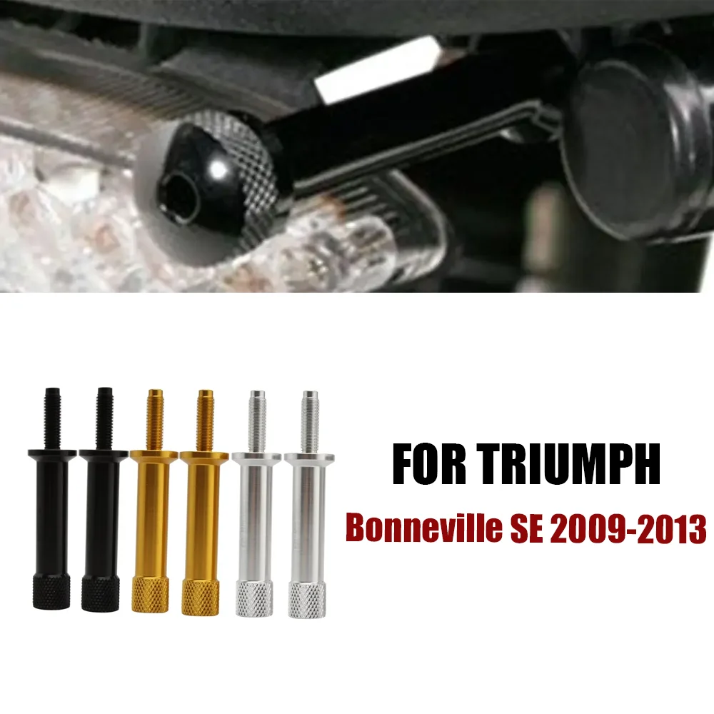 For Triumph Bonneville SE T100 Scramble Thruxton 865 2004-2015 2pcs Tool Free Motorcycle Removal Cushion Seat Bolts Accessories