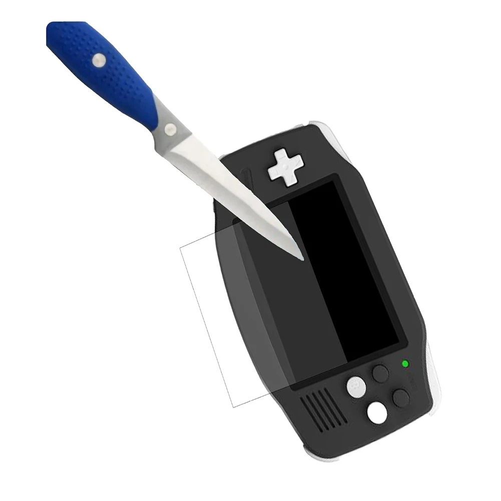 For RG34XX Tempered Glass Screen Protector Films Anti-scratch Shockproof Storage Bag Protective Case Gaming Accessories